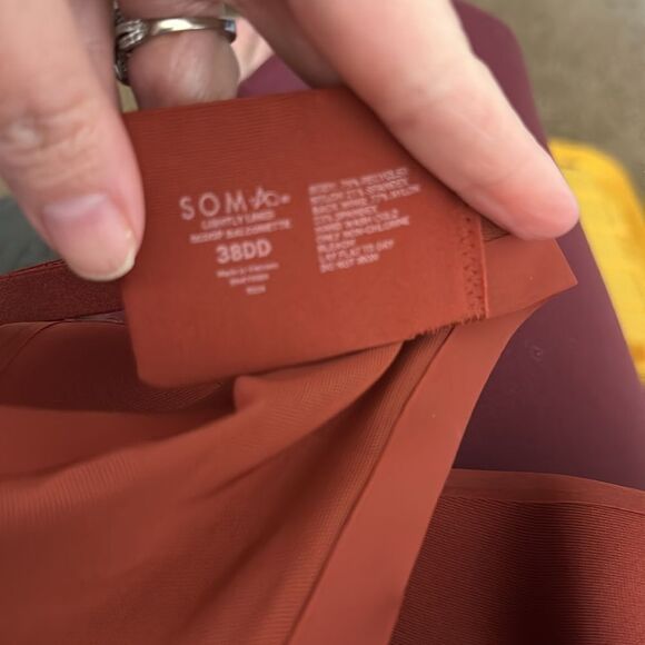 Soma | LIGHTLY LINEDScoop Balconette Bra in Sierra Redwood | 38DD - Picture 4 of 4